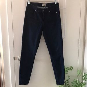 Paige Dark Wash Skinny Jeans